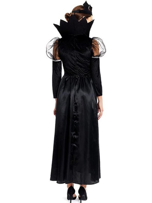 Disfraz de Reina Calavera oscura con corona - Kiabi