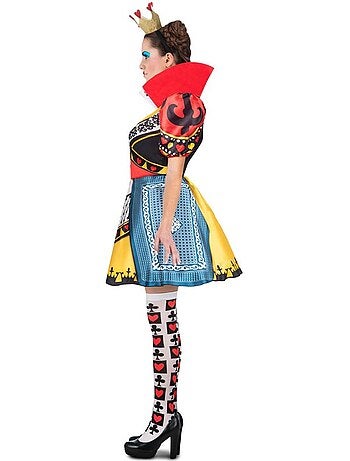 Disfraz de Reina de Corazones con medias