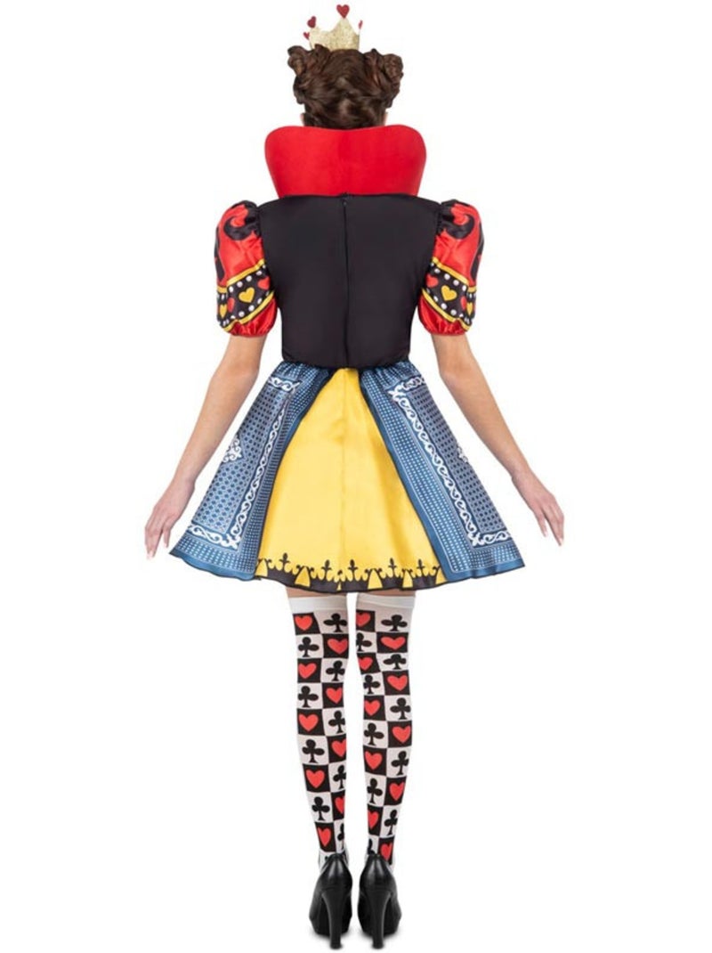 Disfraz de Reina de Corazones con medias Multicolor - Kiabi