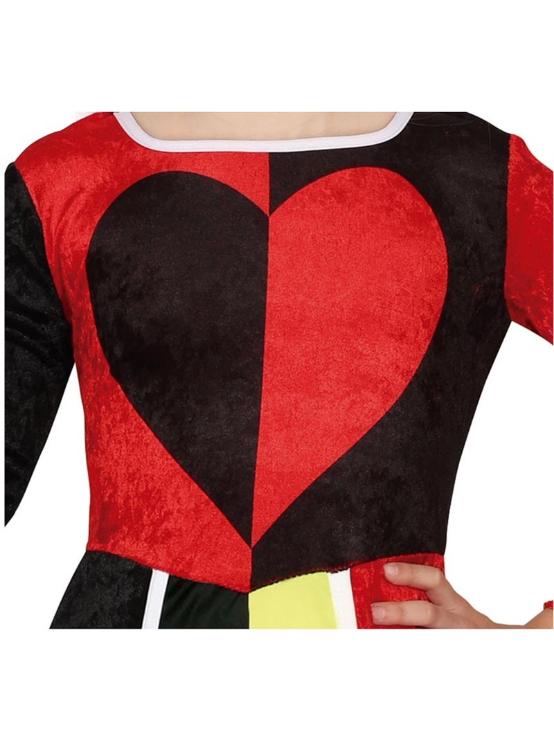 Disfraz de Reina de Corazones Multicolor - Kiabi