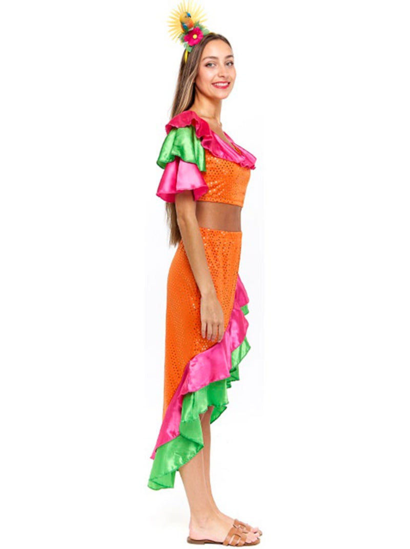 Disfraz de Reina de Samba Multicolor - Kiabi
