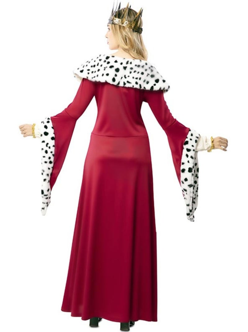 Disfraz de reina medieval con estampado deluxe para mujer Multicolor - Kiabi