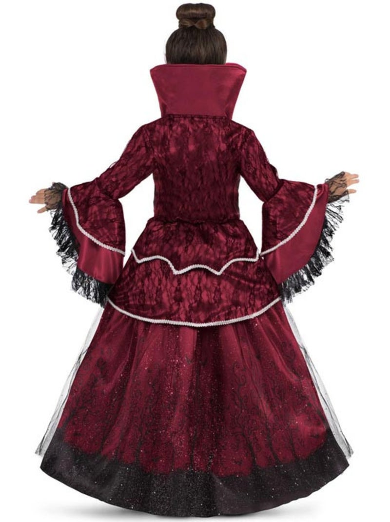 Disfraz de Reina Vampiresa burdeos con enagua Multicolor - Kiabi