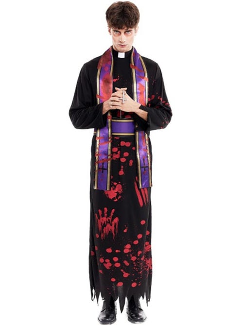 Disfraz de Sacerdote Sangriento con estola - Kiabi