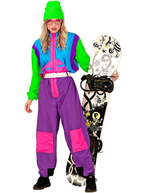 Disfraz de Snowboarder fluorescente - Kiabi