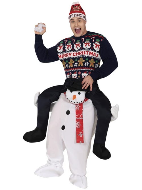 Disfraz de Snowman montando Muñeco de nieve - Kiabi