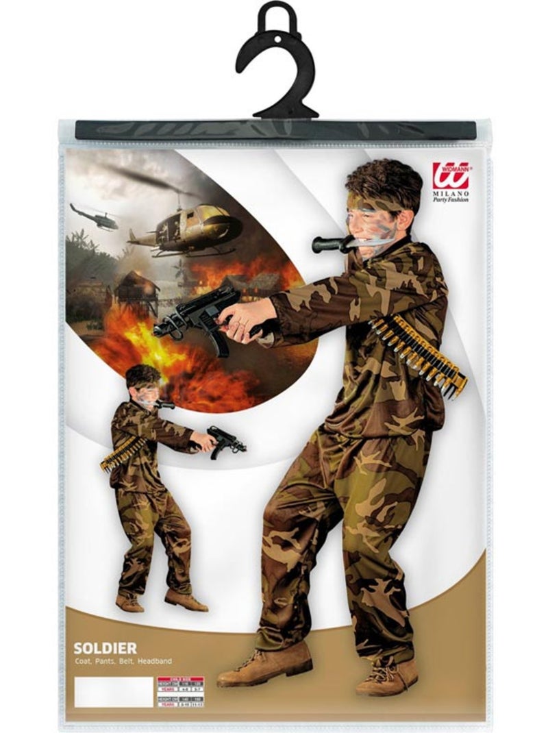 Disfraz de Soldado camuflado Multicolor - Kiabi