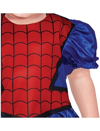 Disfraz de superheroína arácnida para bebé