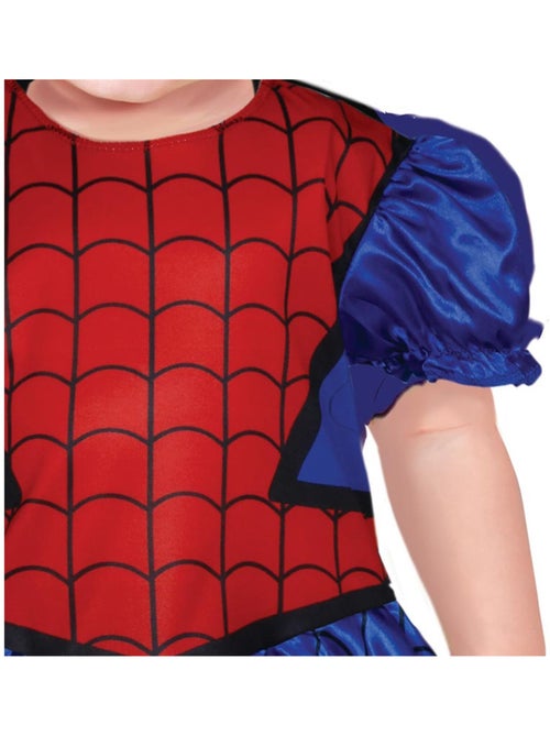 Disfraz de superheroína arácnida para bebé - Kiabi
