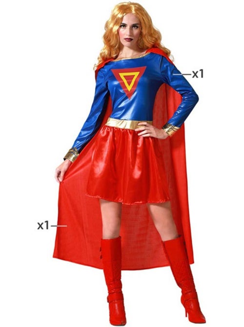 Disfraz de superwoman para mujer - Kiabi