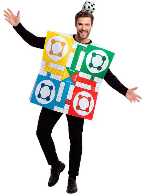 Disfraz de tablero de parchís para adultos - Kiabi