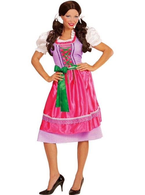 Disfraz de Tirolesa Dirndl con delantal - Kiabi