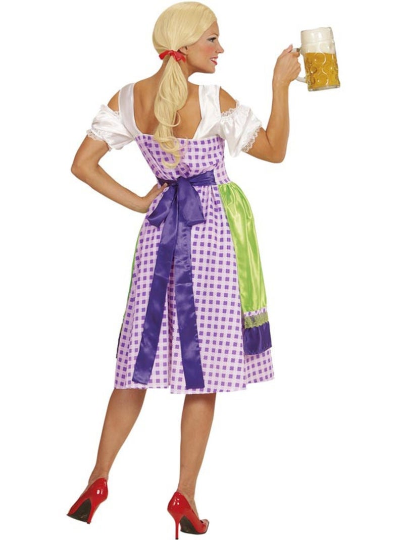 Disfraz de Tirolesa Dirndl con delantal Multicolor - Kiabi