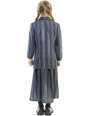 Disfraz de Uniforme Escolar Gótico a rayas