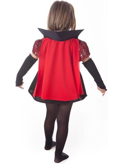 Disfraz de Vampira Esqueletos elegante con capa - Kiabi