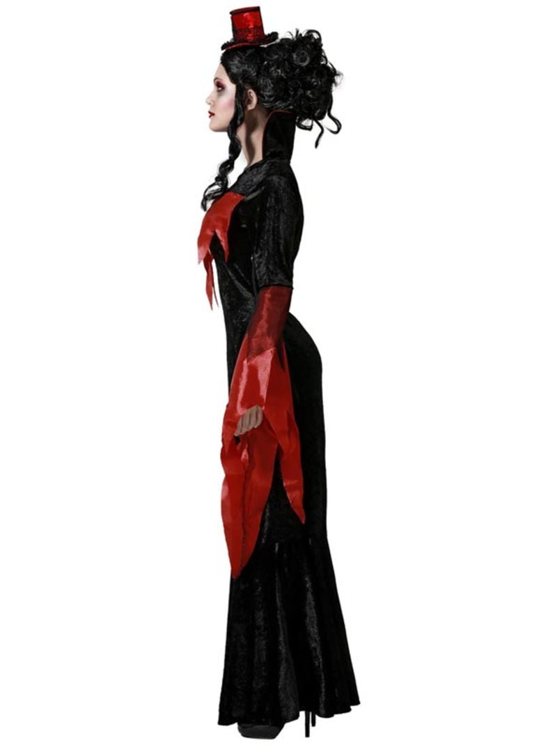 Disfraz de vampiresa elegante para mujer Multicolor - Kiabi