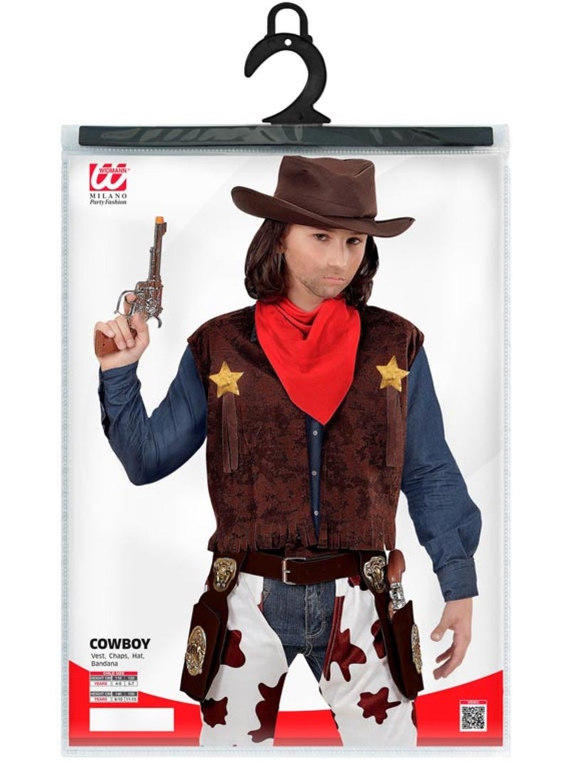 Disfraz de Vaquero con bandana Multicolor - Kiabi