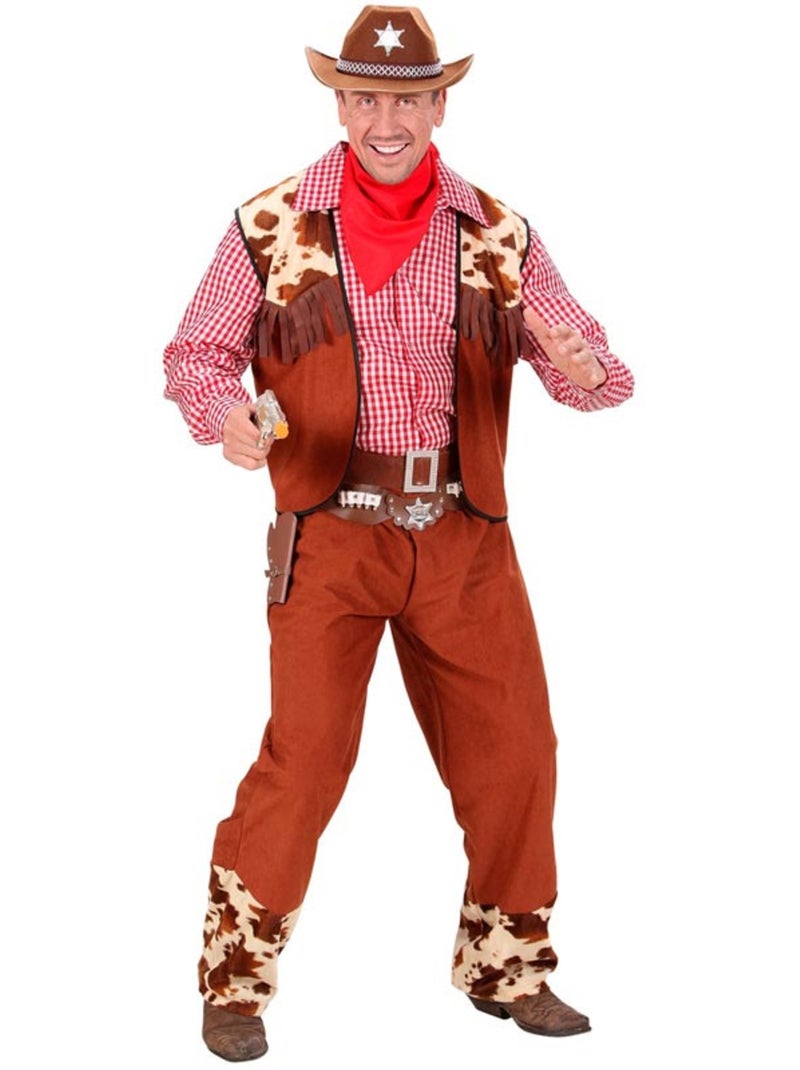 Disfraz de Vaquero Cuadros Multicolor - Kiabi