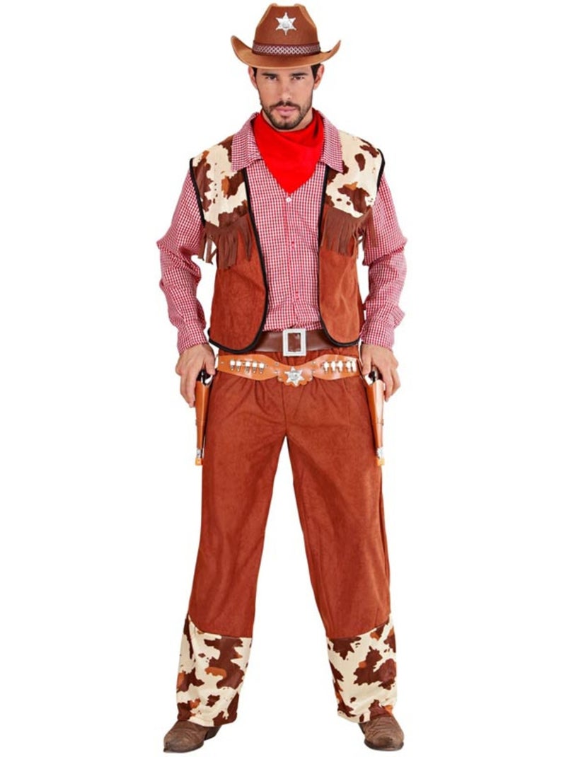 Disfraz de Vaquero Cuadros Multicolor - Kiabi