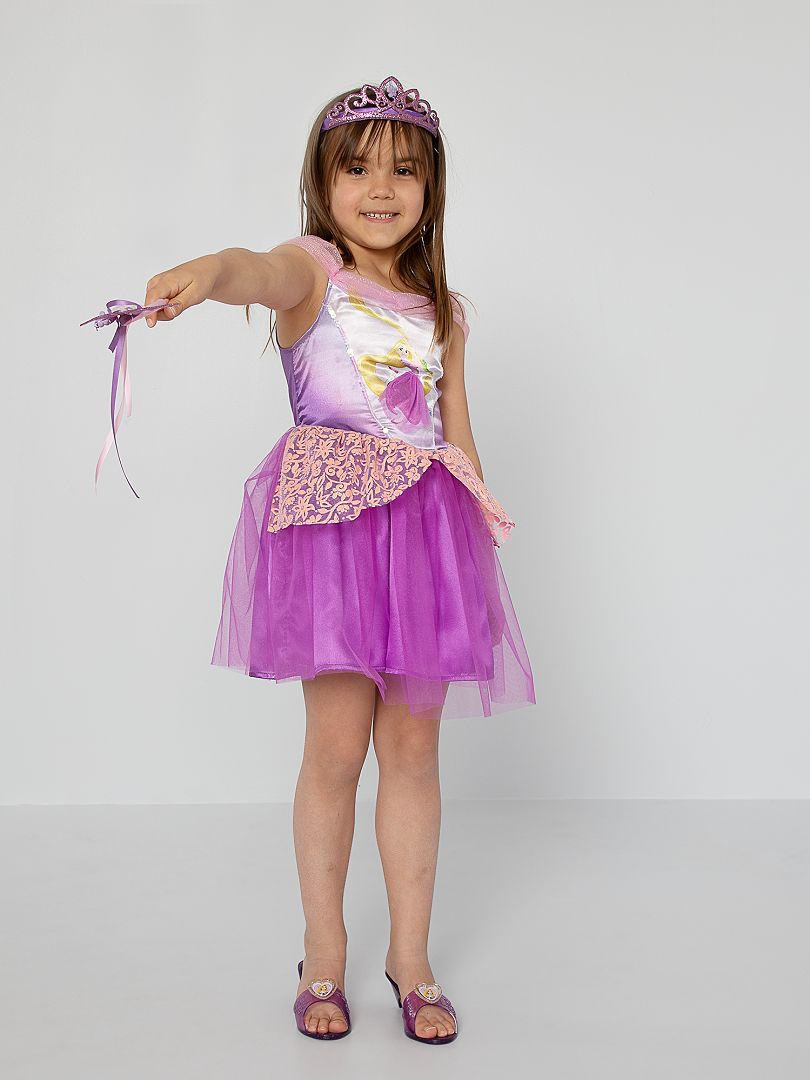 Disfraz de vestido de 'Rapunzel' violeta/rosa - Kiabi