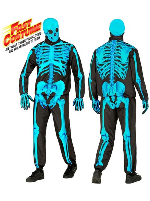 Disfraz Express de Esqueleto Fluorescente - Kiabi