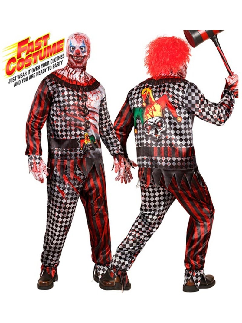 Disfraz Express de Payaso Malvado Multicolor - Kiabi