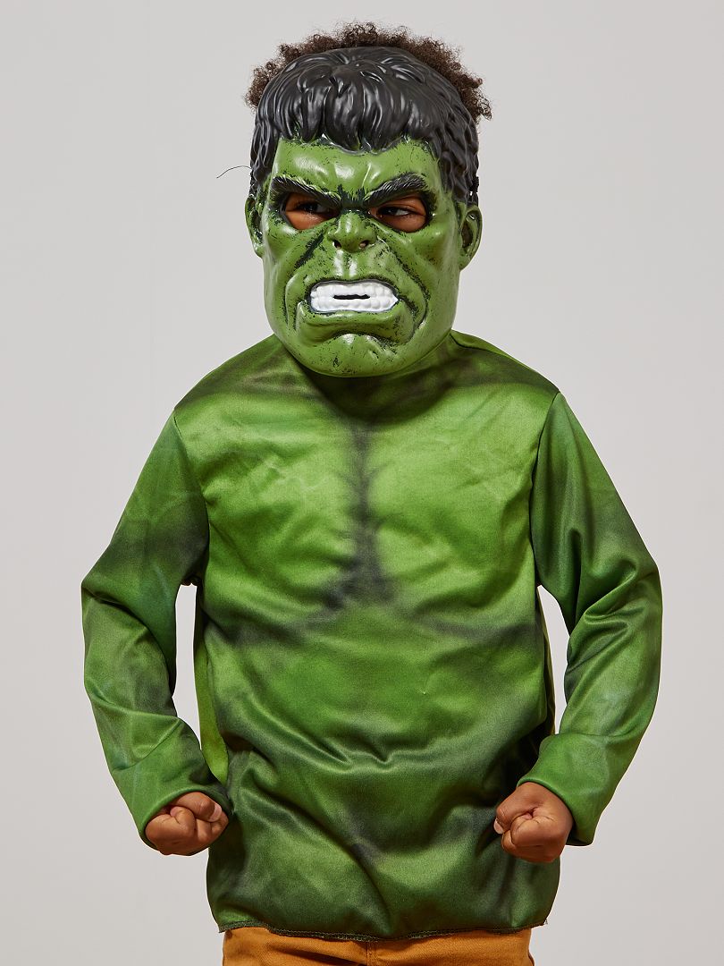 Del Sur contenido Surrey Disfraz 'Hulk' - verde/negro - Kiabi - 13.60€