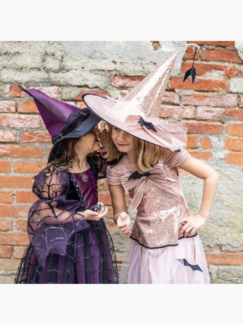 Disfraz infantil – bruja glamourosa | great pretenders Rosa - Kiabi