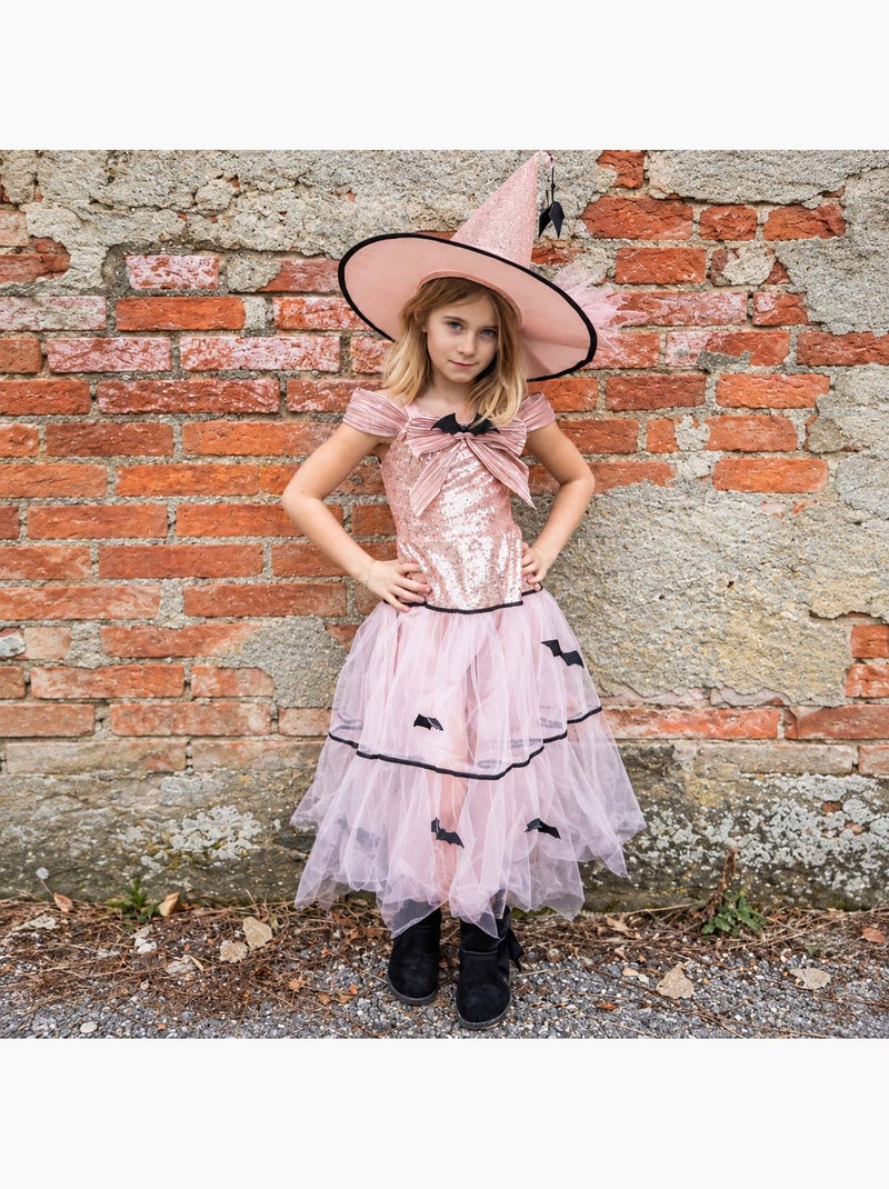 Disfraz infantil – bruja glamourosa | great pretenders Rosa - Kiabi