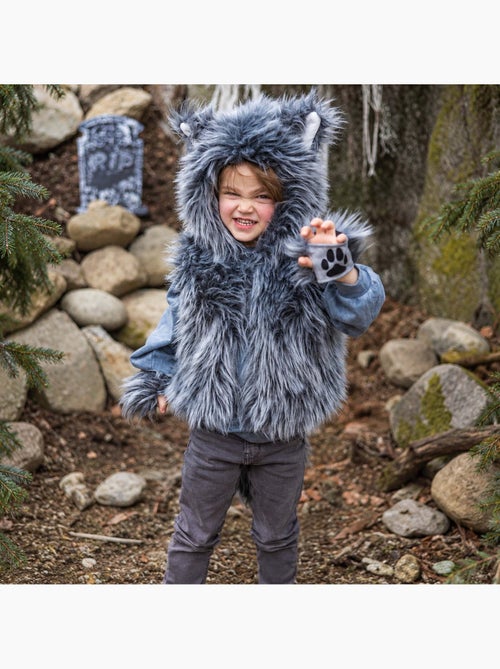 Disfraz infantil chaqueta lobo con guantes | great pretenders - Kiabi