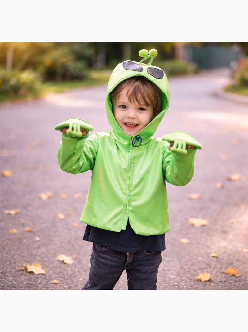 Disfraz infantil con chaqueta alienígena | Great Pretenders Verde - Kiabi