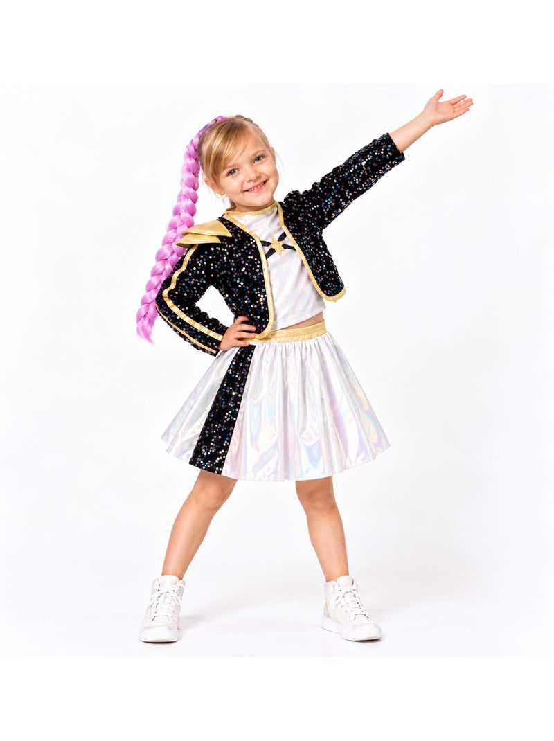Disfraz infantil conjunto de estrella del pop | great pretenders Negro - Kiabi