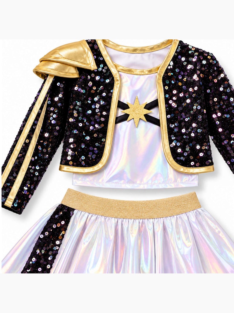 Disfraz infantil conjunto de estrella del pop | great pretenders Negro - Kiabi