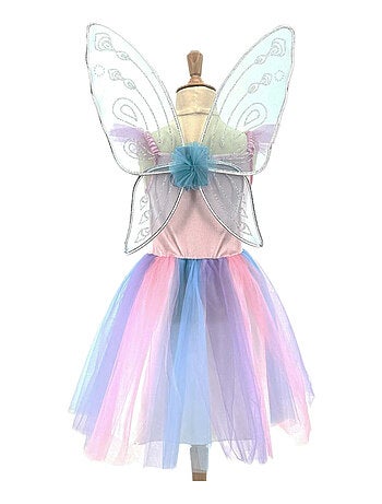 Disfraz infantil de hada con vestido y alas apolline - Labay
