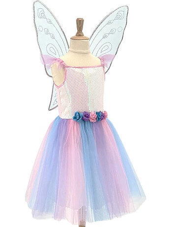 Disfraz infantil de hada con vestido y alas apolline | Labay