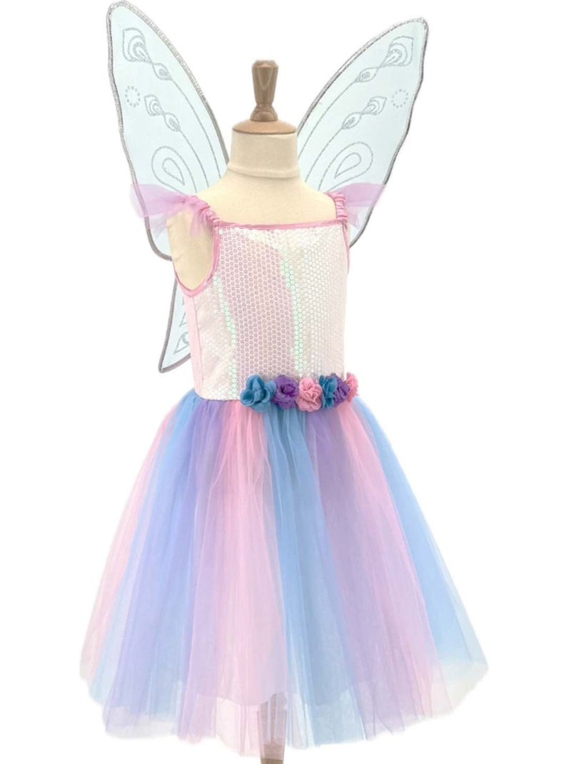 Disfraz infantil de hada con vestido y alas apolline | Labay Azul - Kiabi