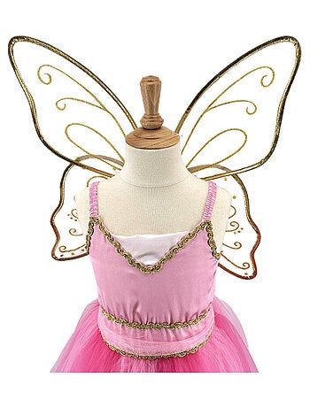 Disfraz infantil de hada noa con alas doradas | Labay