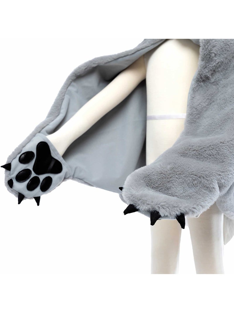 Disfraz infantil de lobo con capa | Great Pretenders Gris - Kiabi