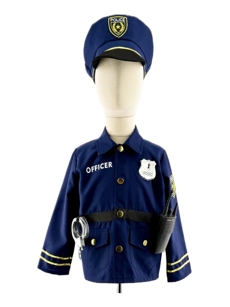 Disfraz infantil de oficial de policía | Labay Azul - Kiabi