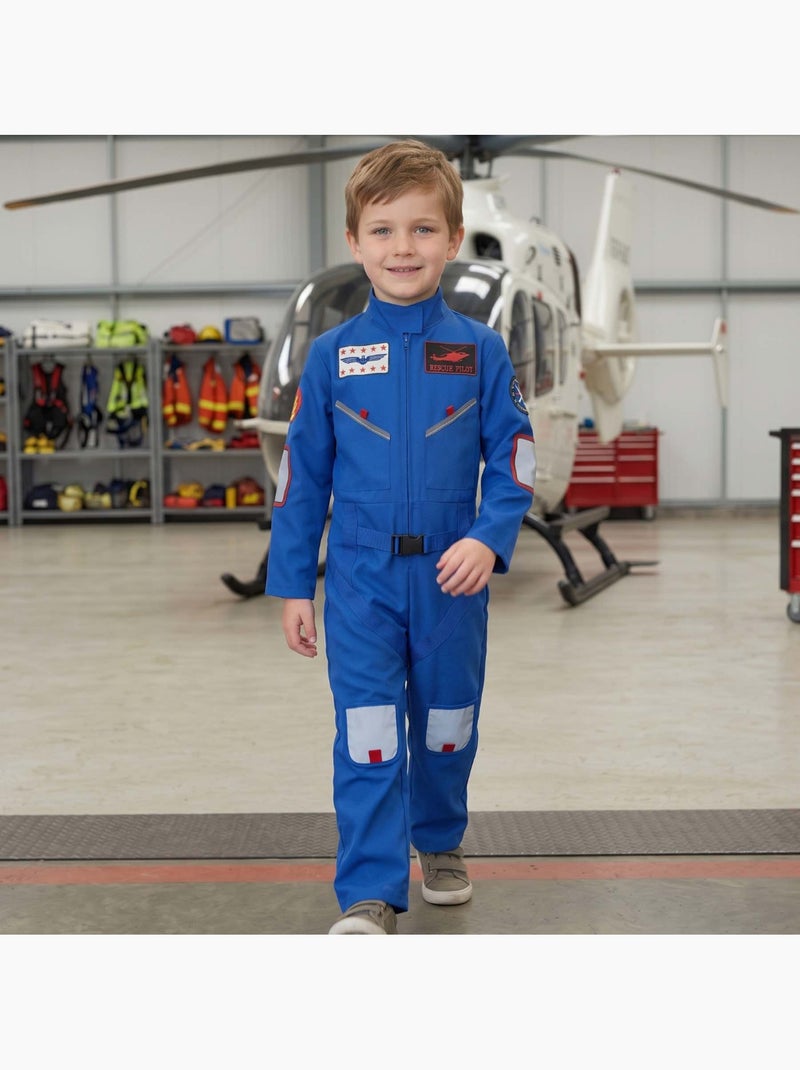 Disfraz infantil de piloto de helicóptero | labay Azul - Kiabi