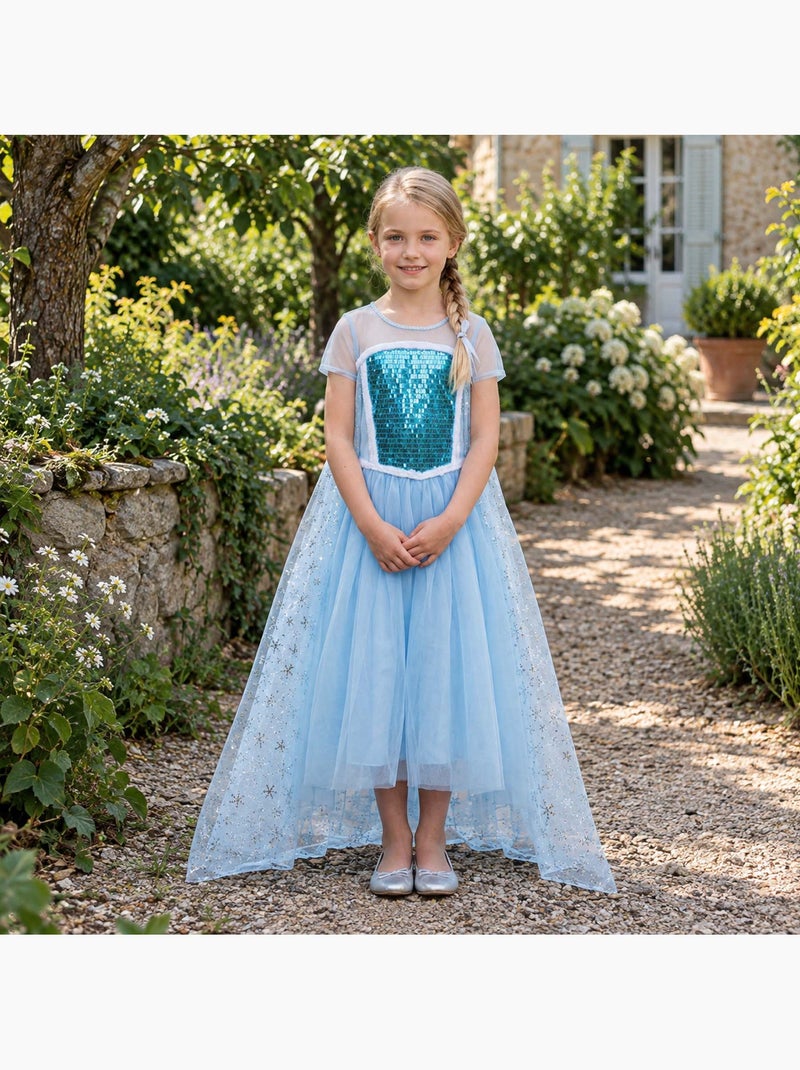 Disfraz infantil de princesa elsa | labay Azul - Kiabi