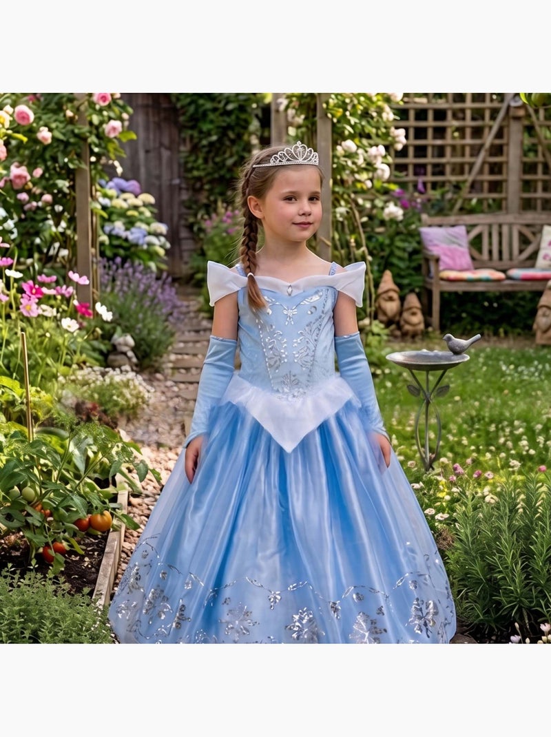 Disfraz infantil de vestido de princesa | labay Azul - Kiabi