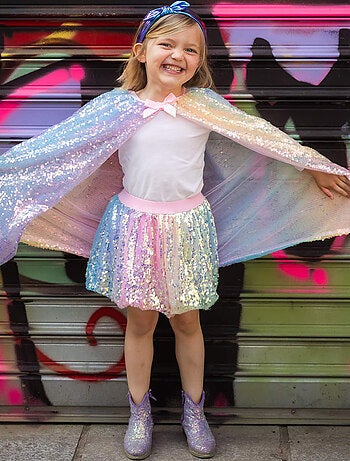 Disfraz infantil falda tutú con lentejuelas - Great Pretenders