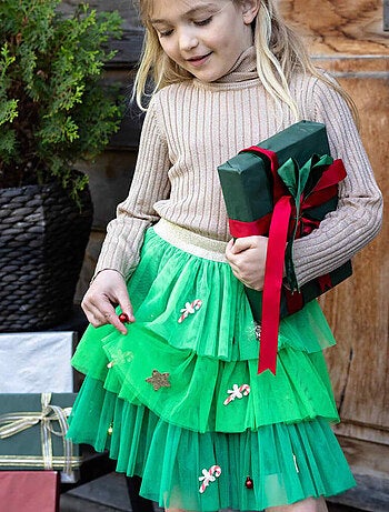 Disfraz infantil falda tutú navidad | Great Pretenders