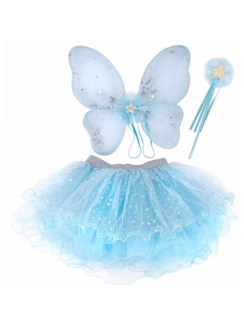 Disfraz infantil hada, falda, alas y varita | Great Pretenders - Kiabi