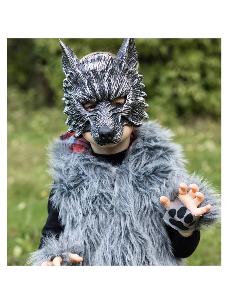 Disfraz infantil máscara de lobo | Great Pretenders Negro - Kiabi