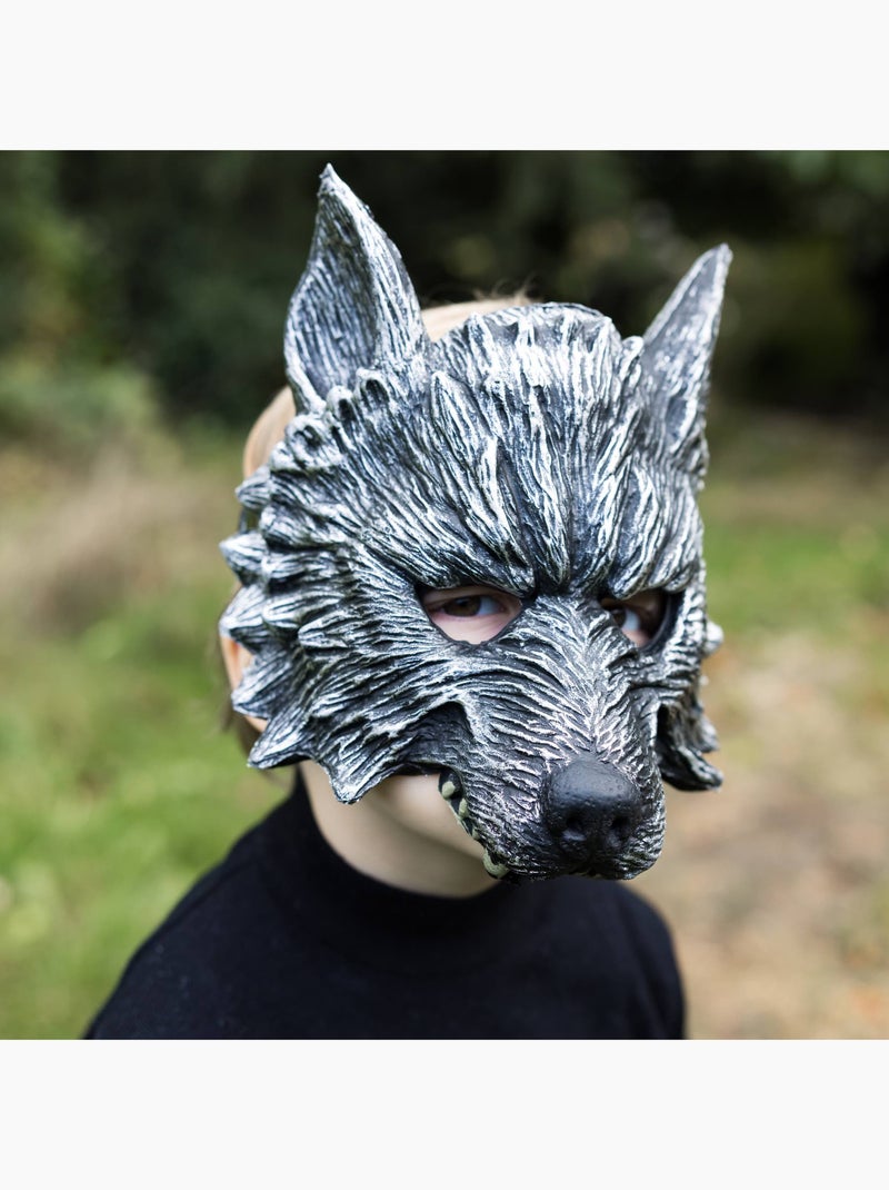 Disfraz infantil máscara de lobo | Great Pretenders Negro - Kiabi