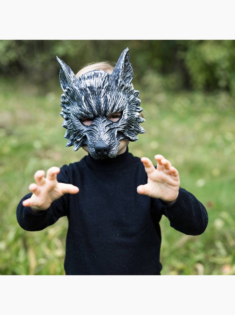 Disfraz infantil máscara de lobo | Great Pretenders Negro - Kiabi