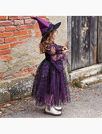 Disfraz infantil – vestido de bruja araña | great pretenders