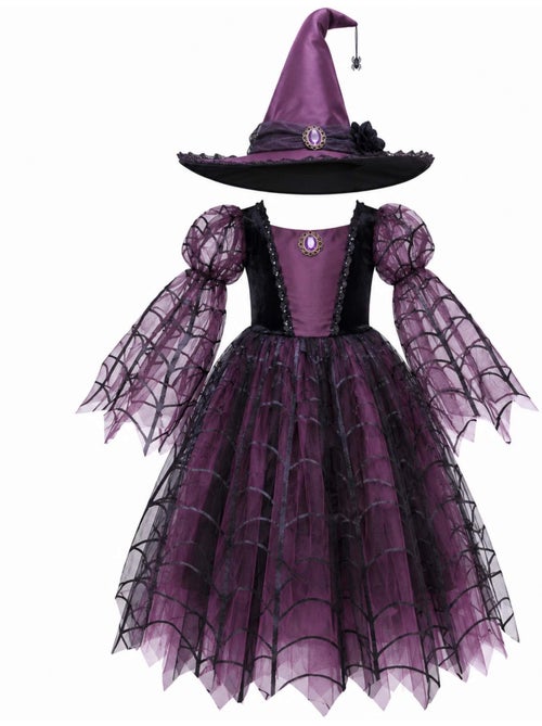 Disfraz infantil – vestido de bruja araña | great pretenders - Kiabi Disfraz infantil – vestido de bruja araña | great pretenders - Kiabi